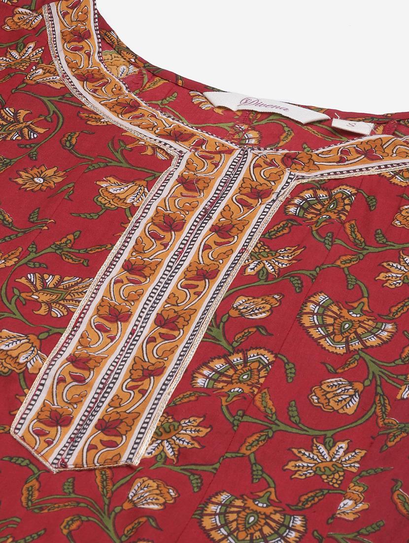 floral anarkali kurta - 17997493 - Standard Image - 4