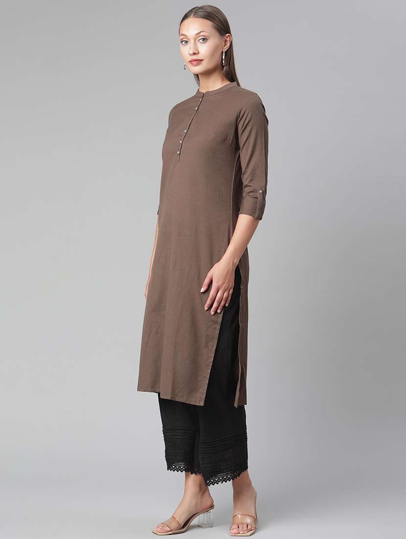 women's straight kurta - 17997506 -  Standard Image - 1