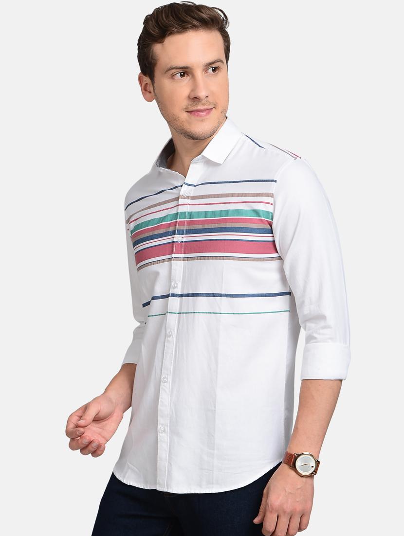 pink striped casual shirt - 17997827 -  Standard Image - 1