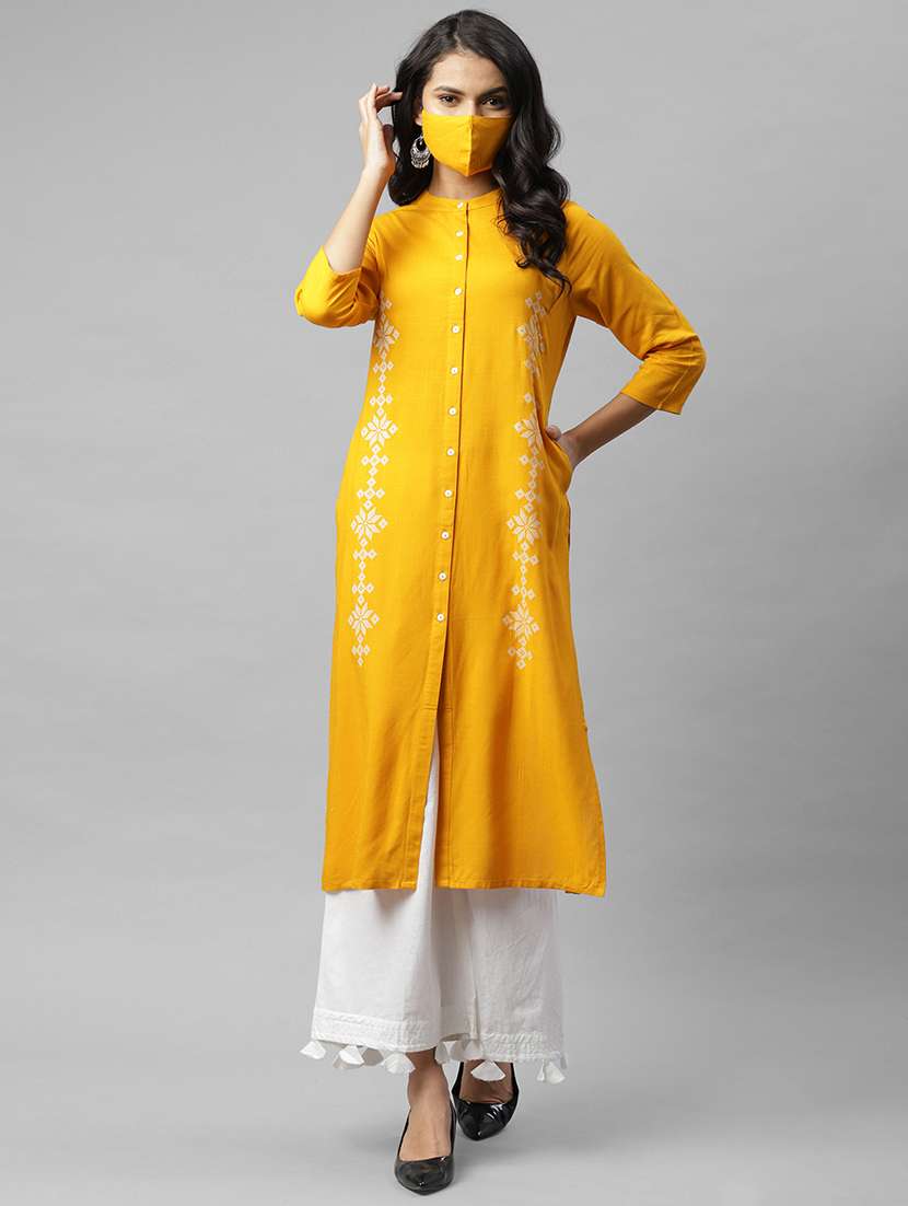 women's front slit kurta