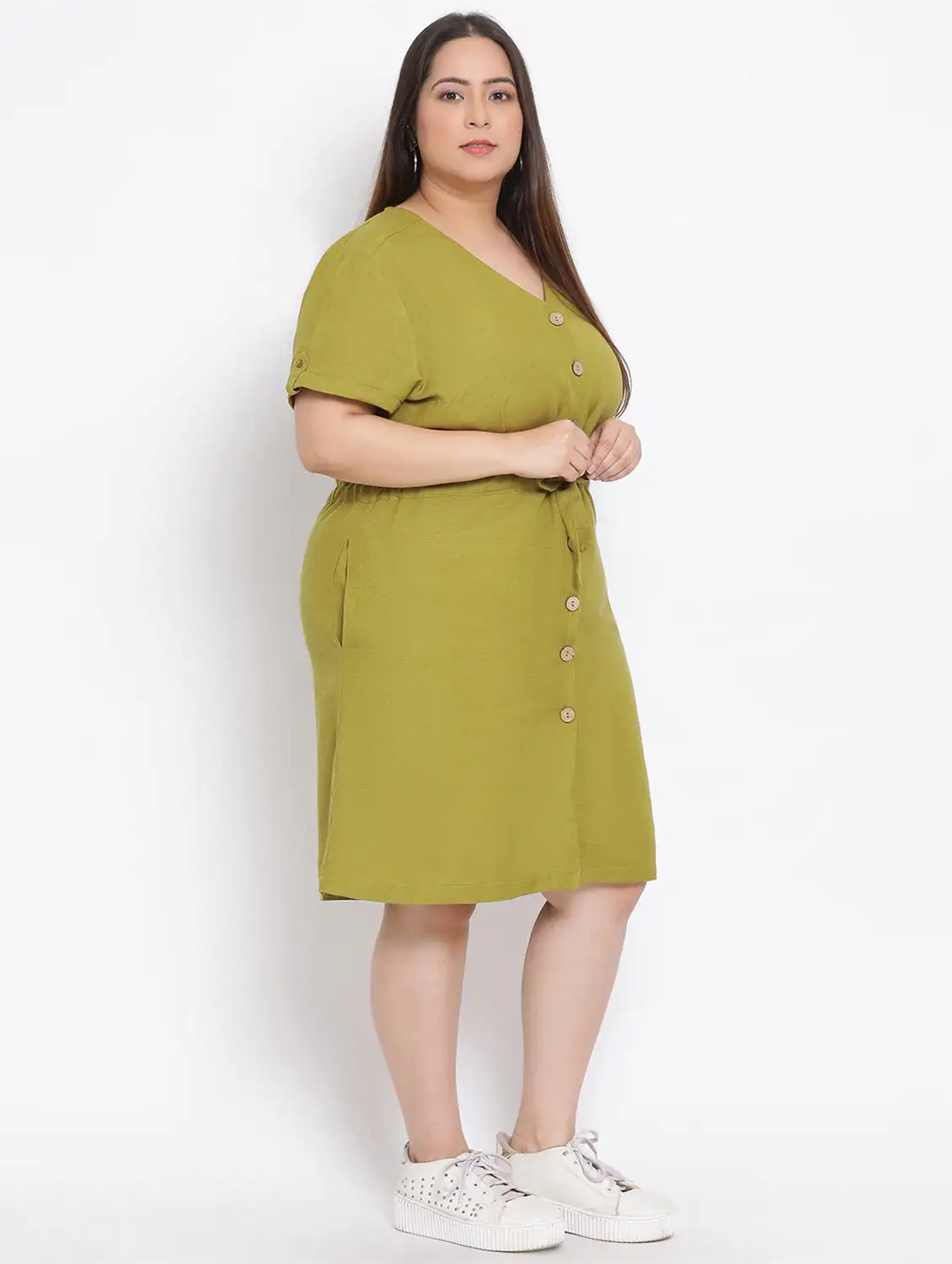 women one piece dress plus size  - 17998501 -  Standard Image - 4