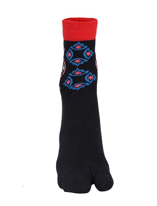 ankii cotton self design women premium ankle socks with thumb, pack of 3 - 18000162 -  Standard Image - 1