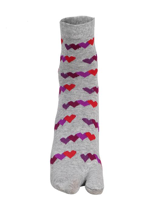 ankii cotton self design women premium ankle socks with thumb, pack of 3 - 18000385 -  Standard Image - 1