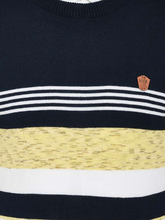 navy blue striped pullover - 18000600 -  Standard Image - 4