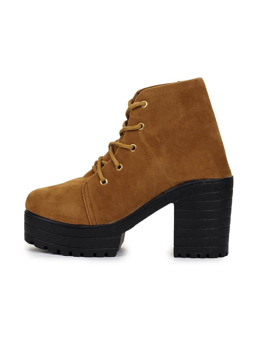 tan lace up ankle boot - 18002780 -  Standard Image - 1