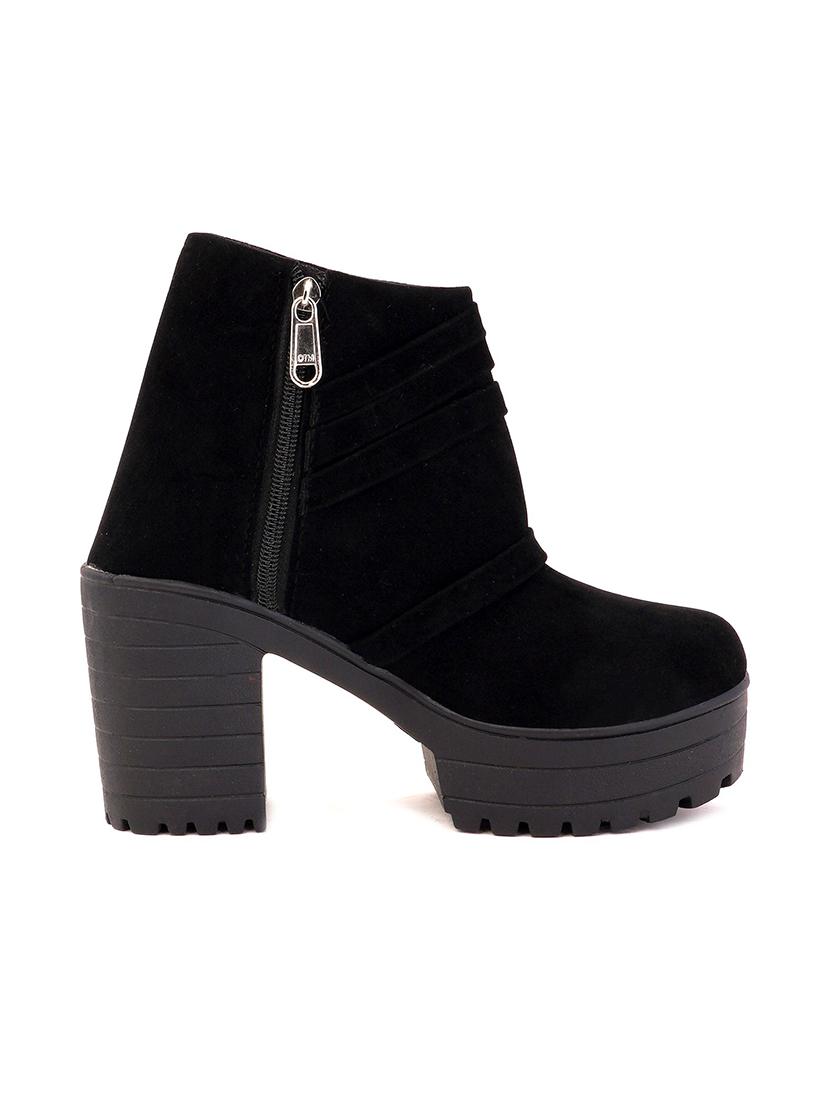 black zipper ankle boot - 18002785 - Standard Image - 1