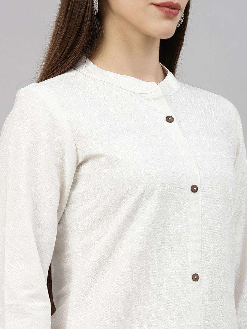 women's front slit kurta - 18002827 -  Standard Image - 1