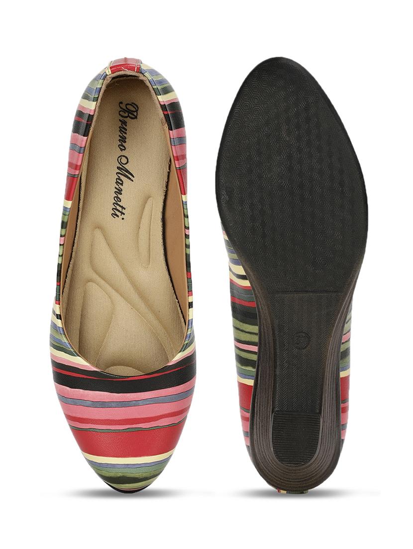 multi colored slip on ballerina - 18002963 - Standard Image - 4