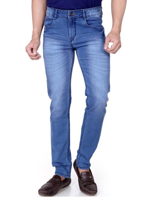 mens slim fit plain jeans - 18003471 - Standard Image - 0