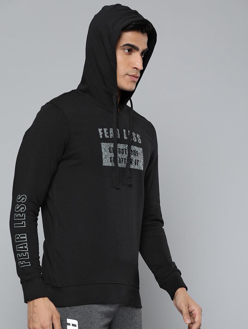 black printed sweatshirt - 18003703 - Standard Image - 1