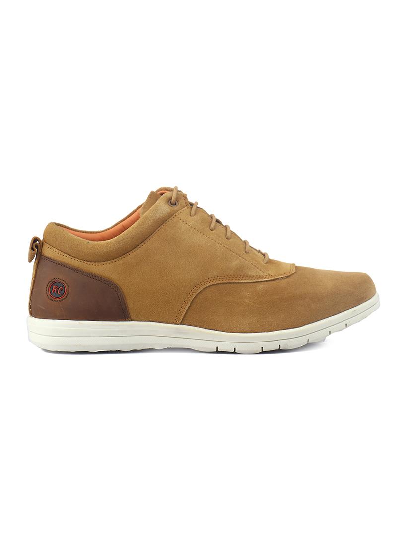brown leather lace up casual shoes - 18003716 -  Standard Image - 1