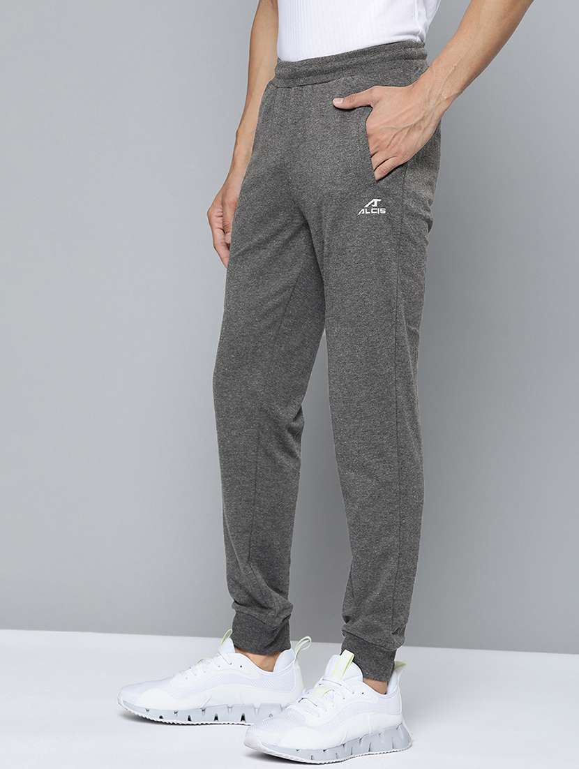 grey printed full length jogger - 18003722 -  Standard Image - 1