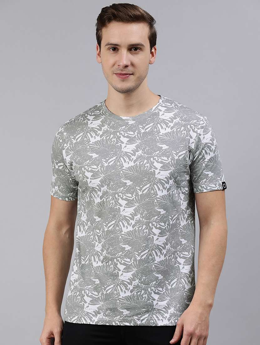 white printed t-shirt