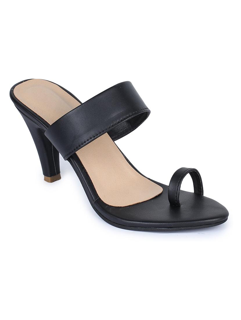 black one toe sandal - 18005337 -  Standard Image - 1