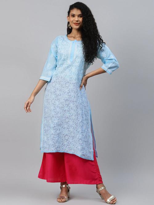 women's straight kurta - 18005560 -  Standard Image - 0