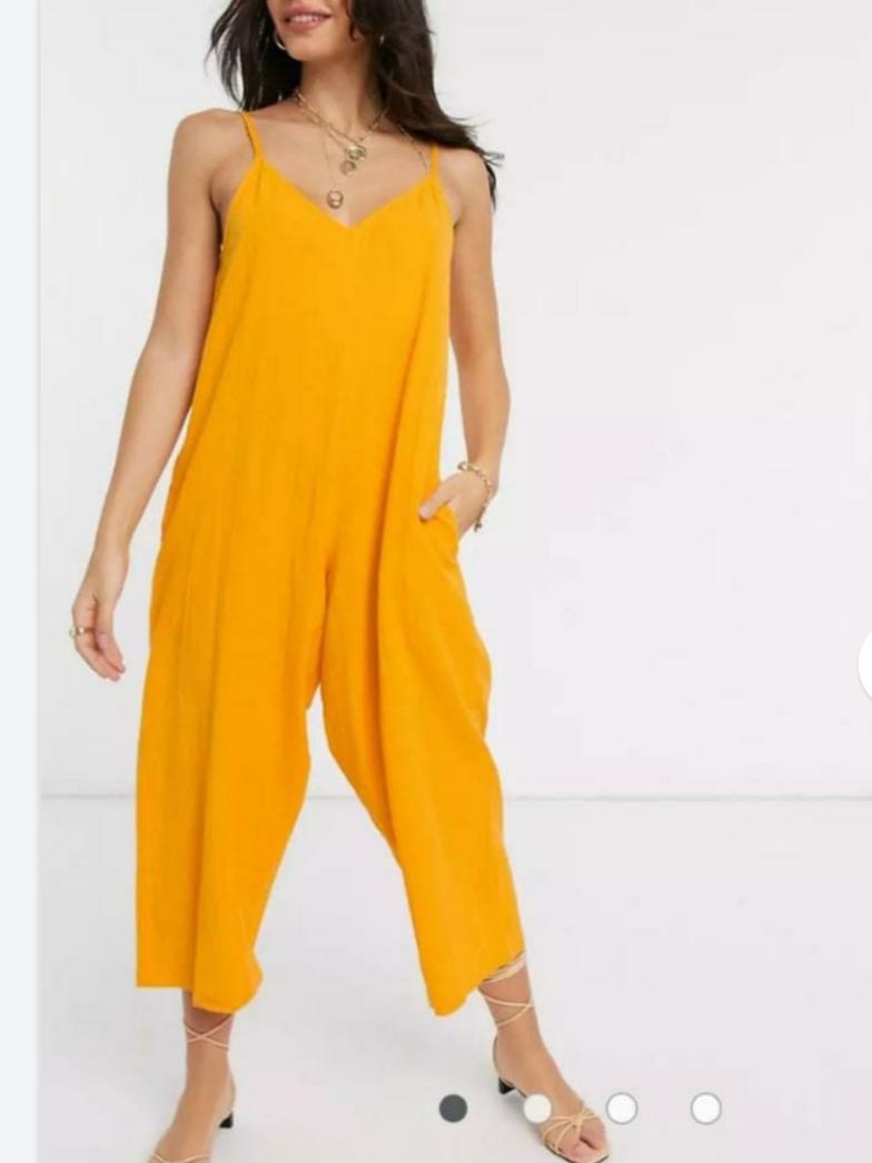 yellow cotton dress - 18005904 - Standard Image - 1