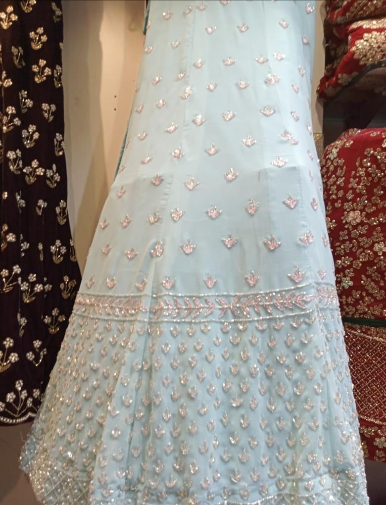 lehenga with hand work - 18009549 - Standard Image - 1