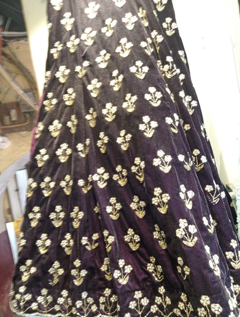 lehenga with machine work - 18009554 - Standard Image - 1