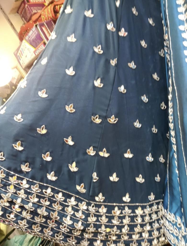 lehenga with machine work - 18009561 - Standard Image - 1