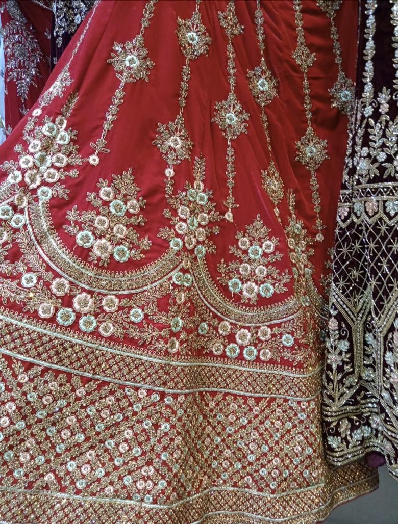 lehenga with hand work - 18009562 - Standard Image - 1