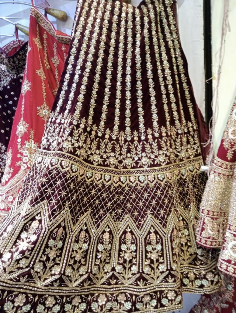 lehenga with hand work - 18009567 - Standard Image - 1