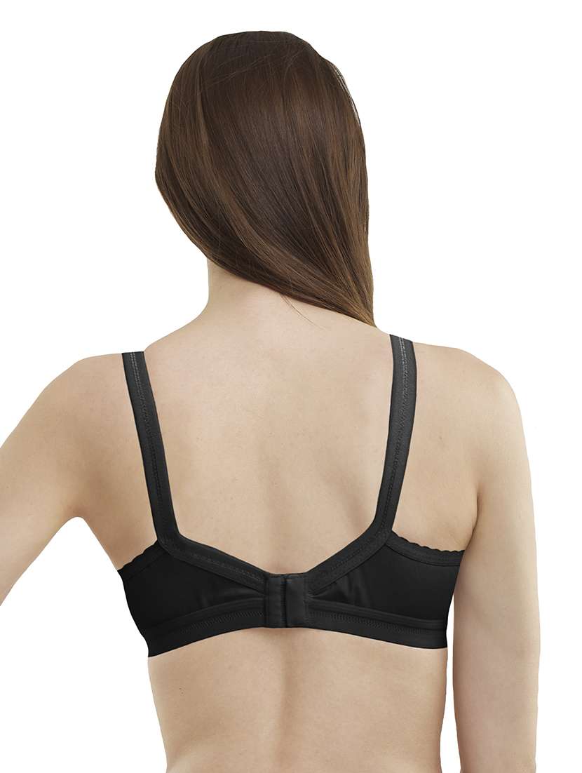 black solid regular bra - 18009686 - Standard Image - 1