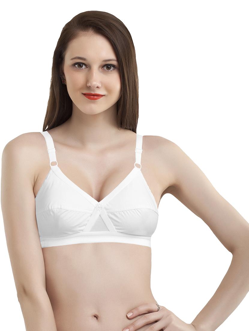 set of 3 solid regular bra - 18009699 - Standard Image - 1