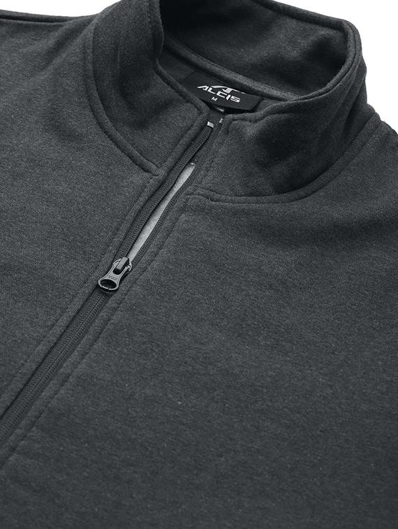 grey solid sweatshirt - 18009882 - Standard Image - 4