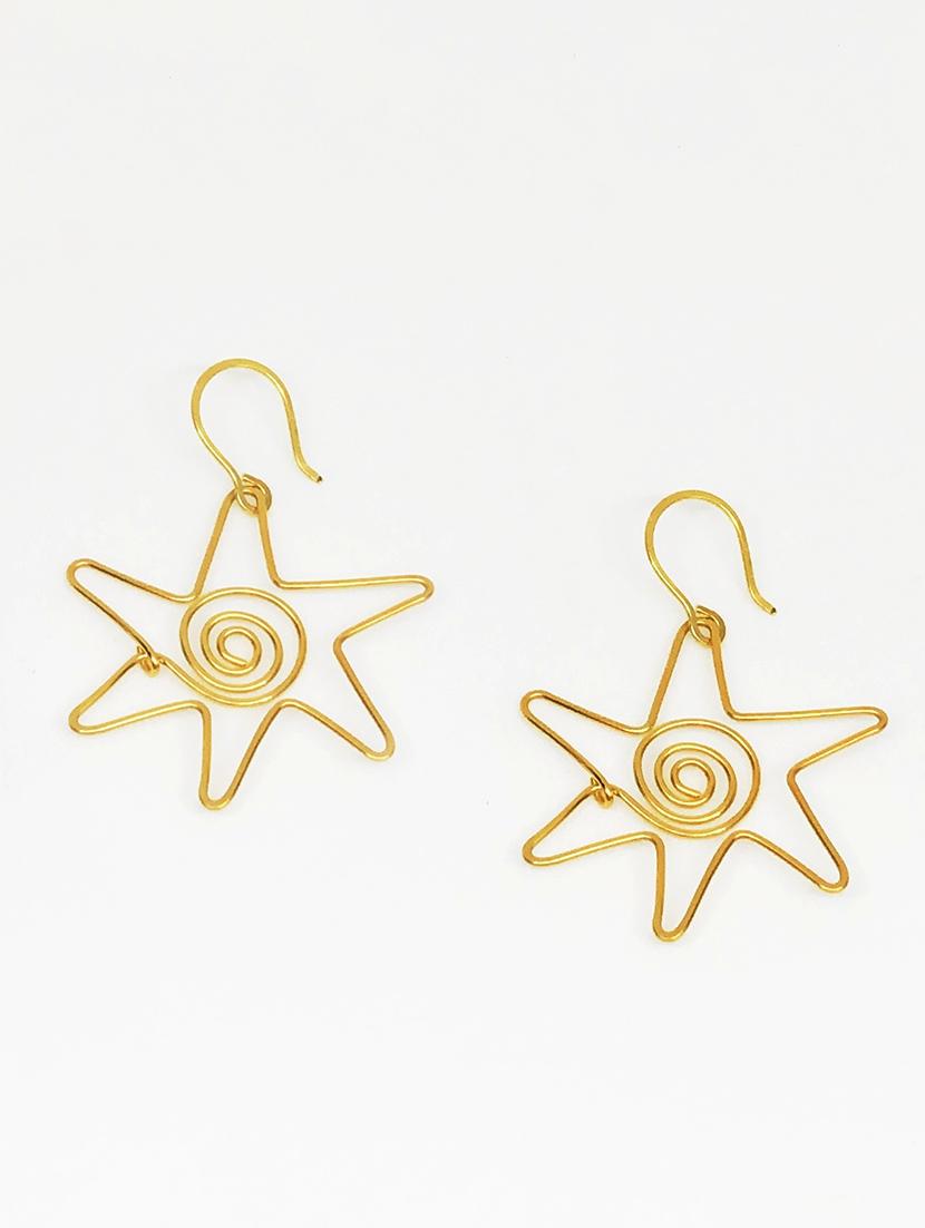 gold star hoop earring - 18010968 - Zoom Image - 0