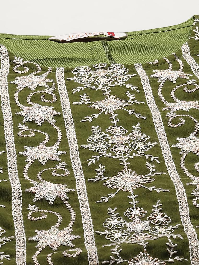 embroidered suit set - 18011472 - Standard Image - 4