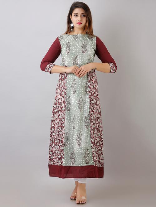 women's a-line kurta - 18011757 - Standard Image - 0