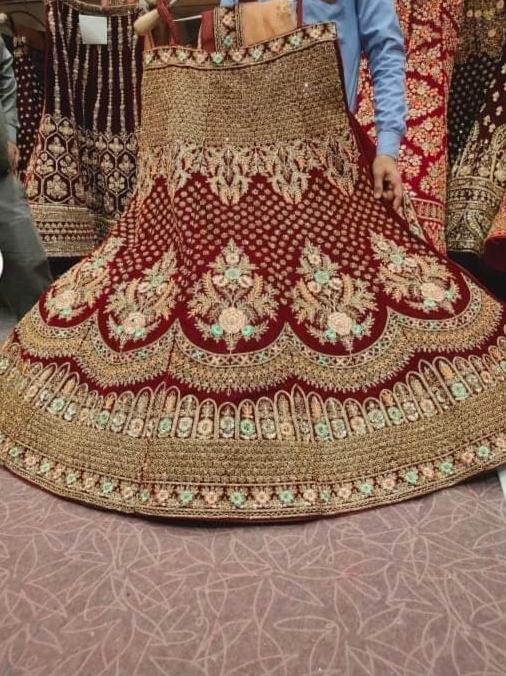 lehenga with hand work  - 18012535 -  Standard Image - 1