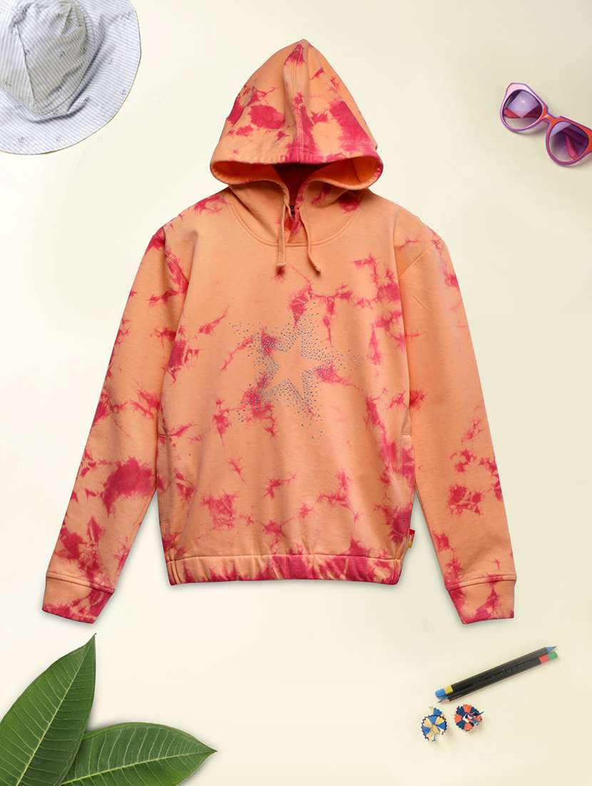 all over print hood neck sweatshirt - 18012556 -  Standard Image - 1