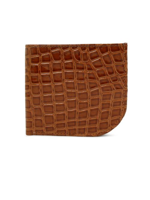 brown material top grade pu, polyester inner lining wallet - 18012766 - Standard Image - 0