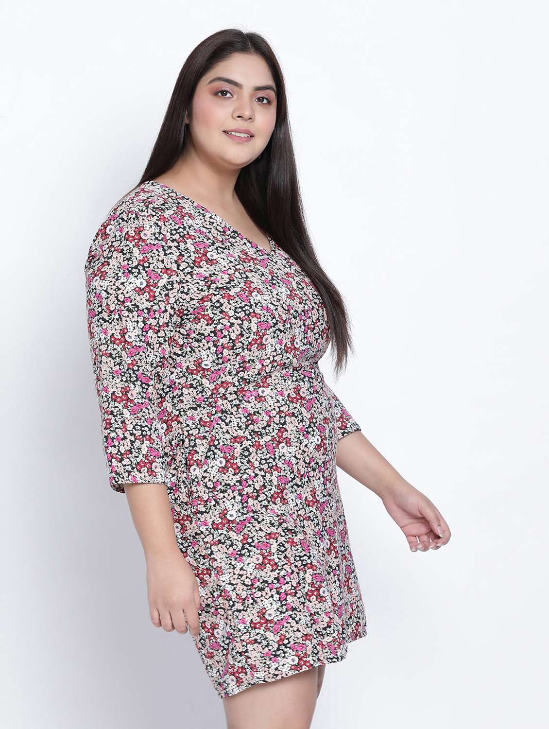 women's floral dress - 18013310 - Standard Image - 1