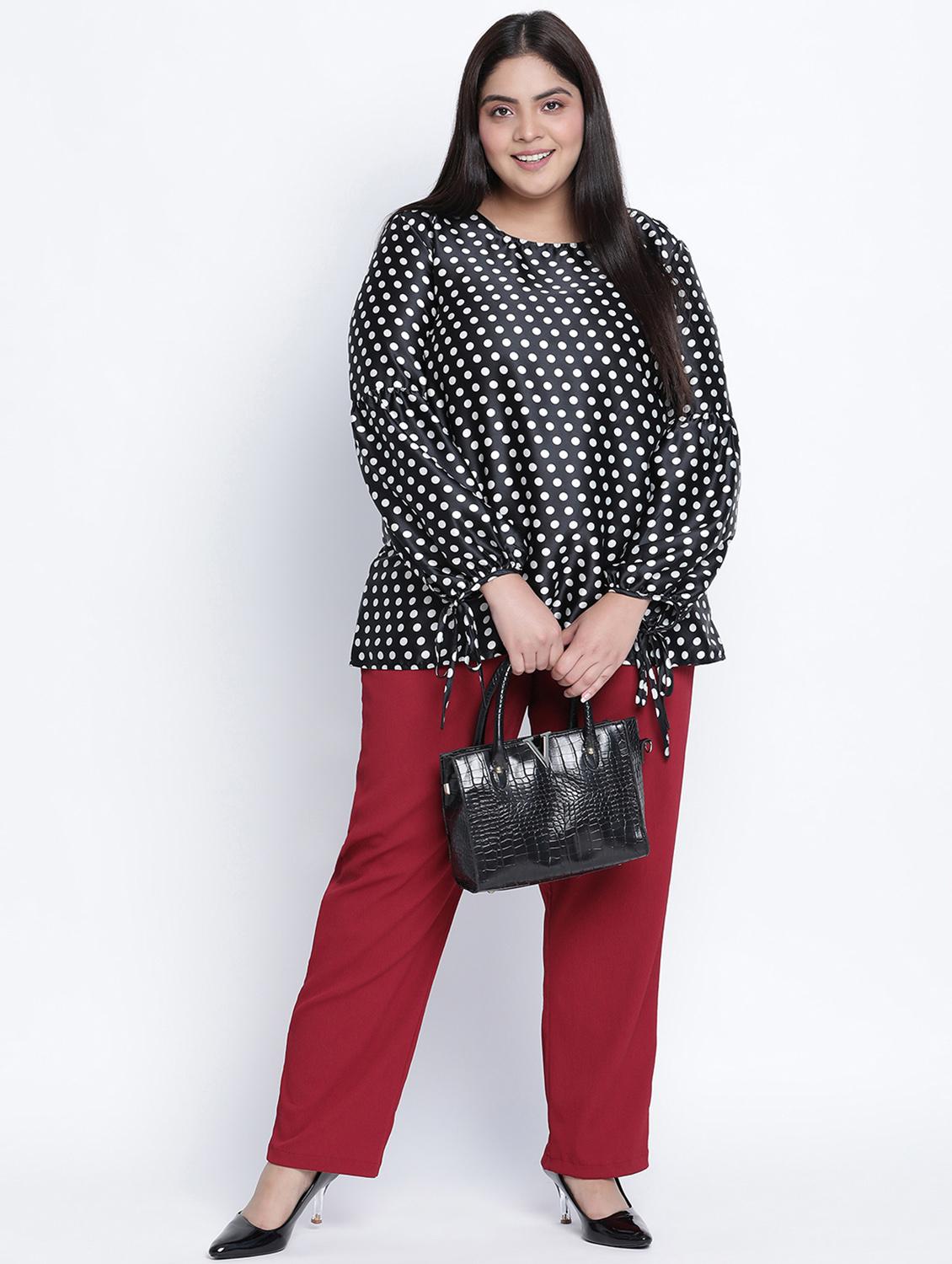 women's straight round neck top - 18013329 -  Standard Image - 1