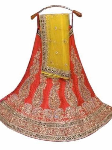 lehanga with hand work  - 18013803 -  Standard Image - 1