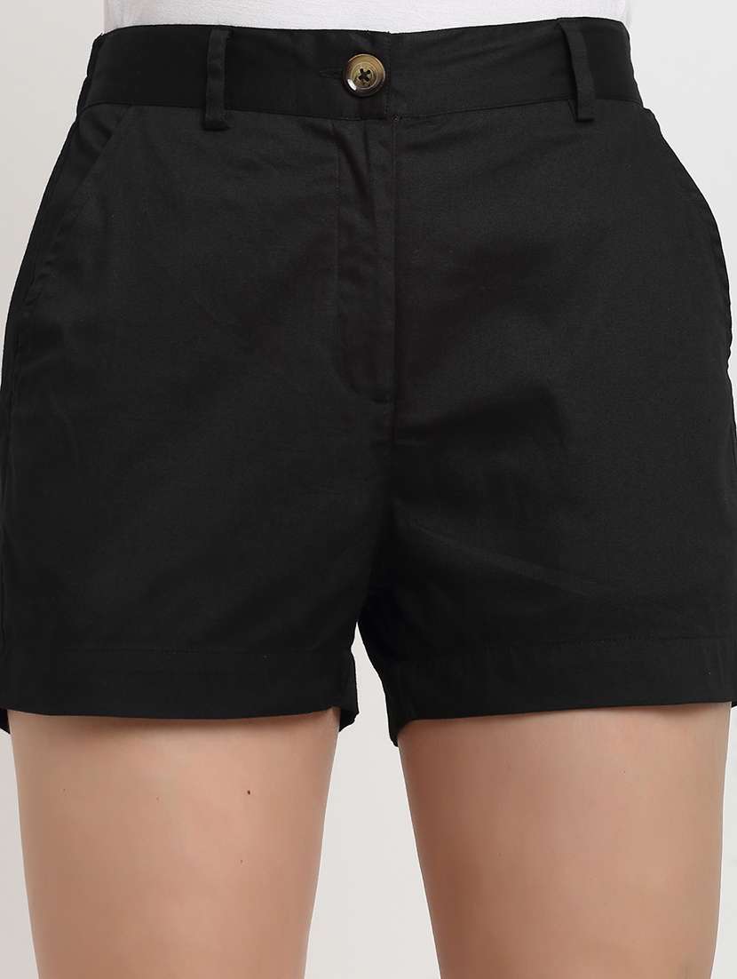 mid rise solid regular short - 18013897 -  Standard Image - 4