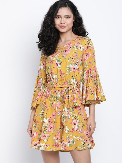 women's fit & flare floral dress - 18014413 -  Standard Image - 0