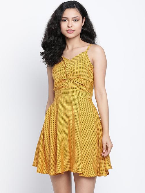 women's fit & flare polka dots dress - 18014414 -  Standard Image - 0