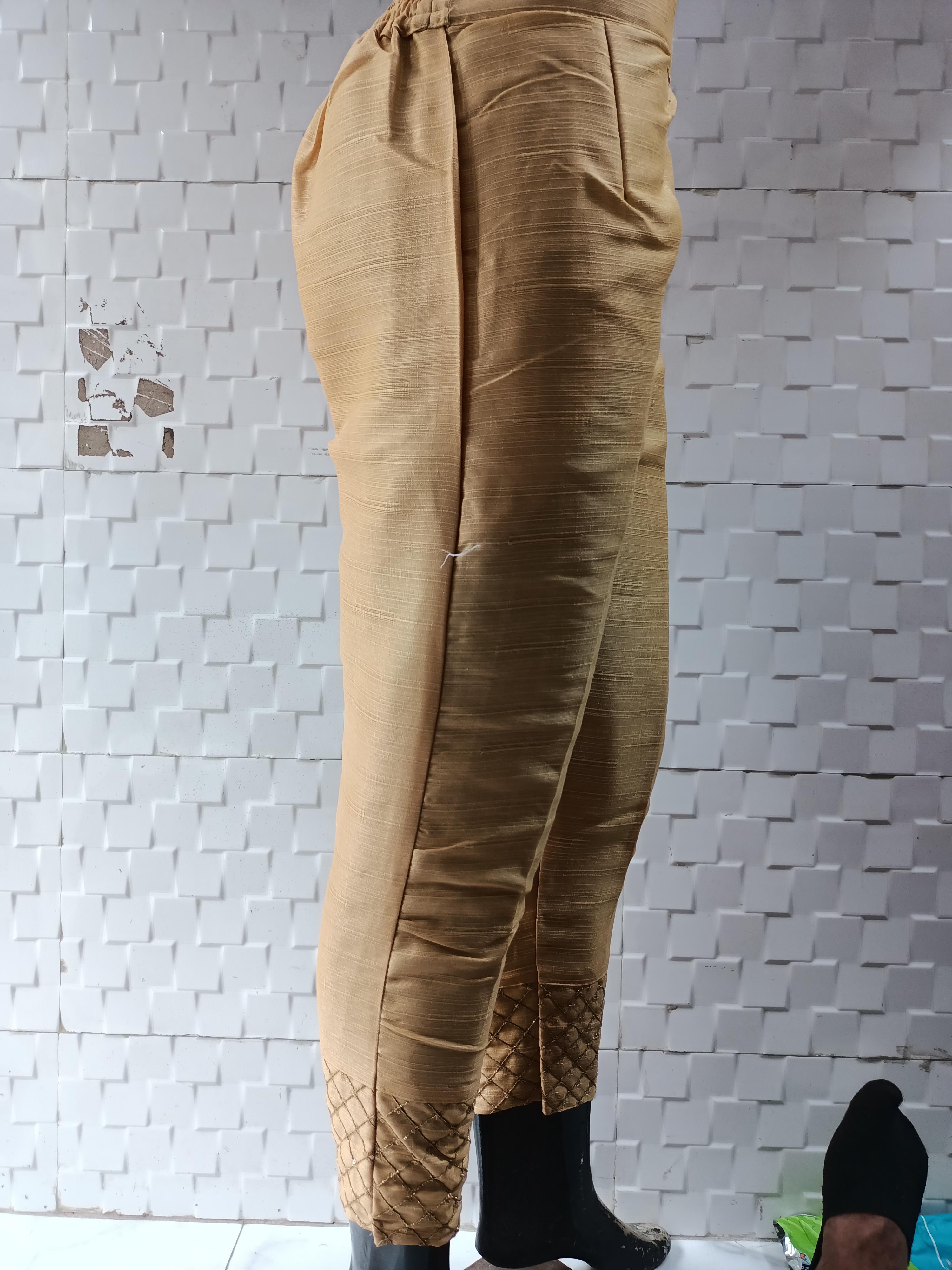 gold pants - 18014550 - Standard Image - 1