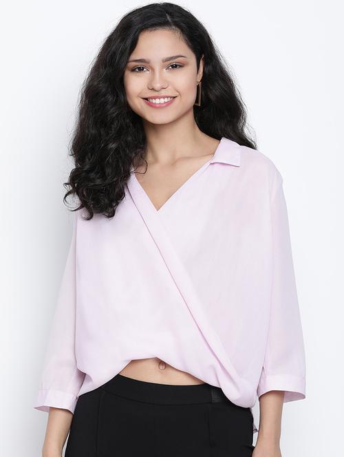 women's straight collared top - 18014743 -  Standard Image - 0