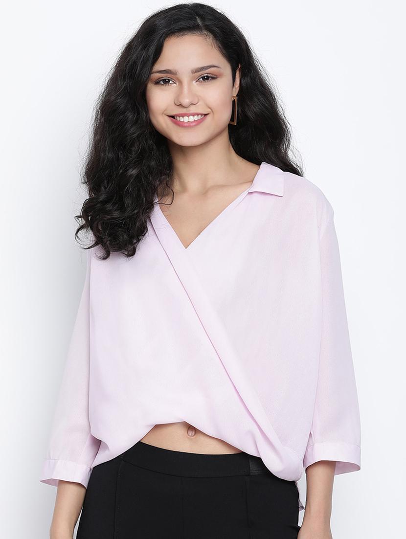 women's straight collared top - 18014743 -  Zoom Image - 0
