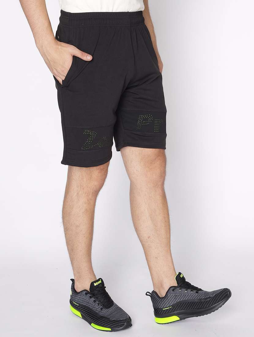 black solid short - 18015673 - Standard Image - 1