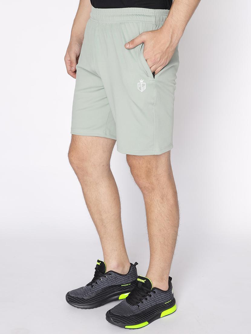 green solid short - 18015677 - Standard Image - 1