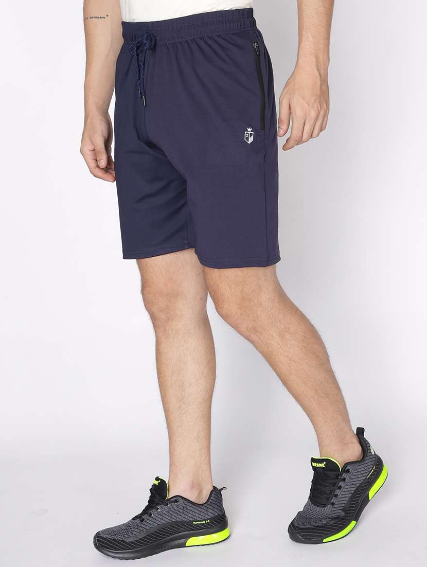 blue solid short - 18015678 - Standard Image - 1