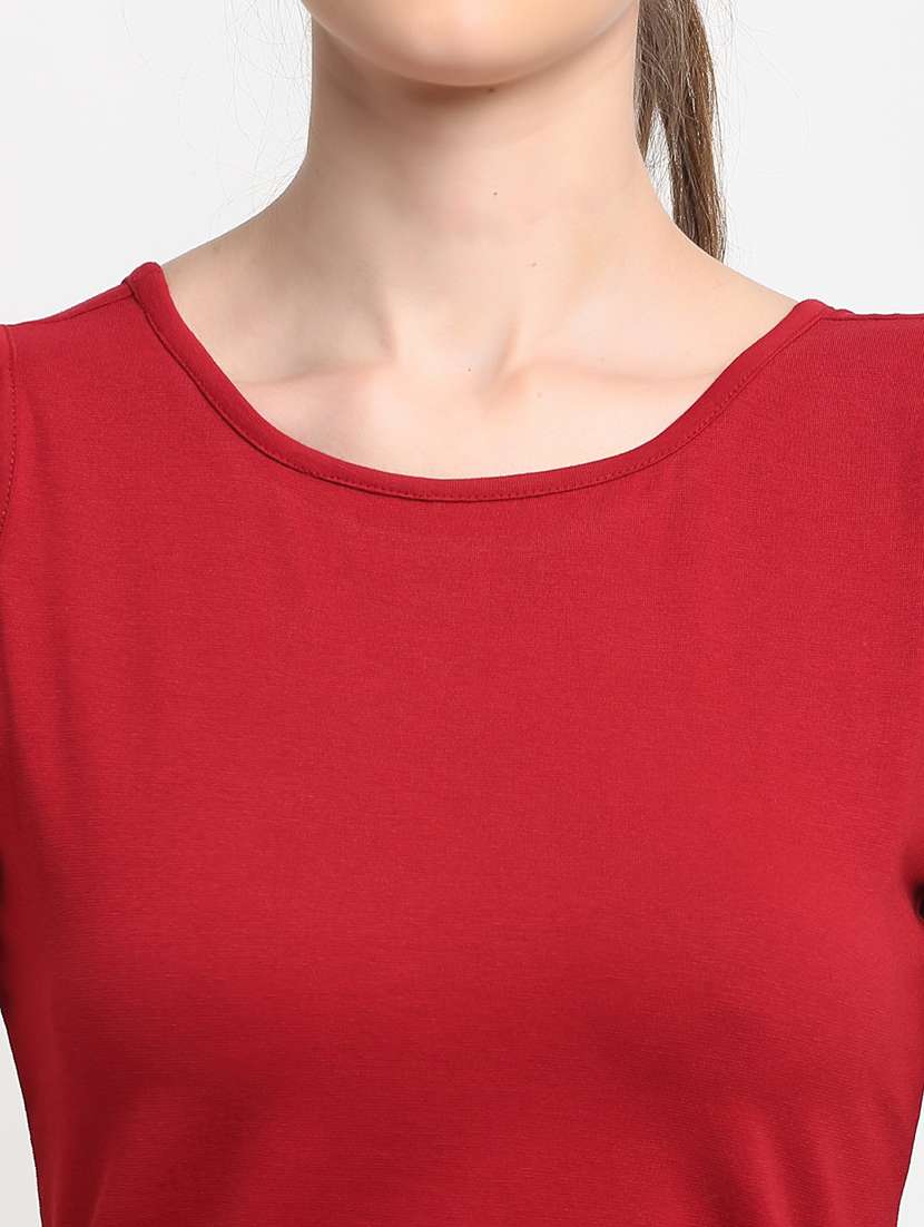 maroon cotton tank  top - 18016285 -  Standard Image - 4