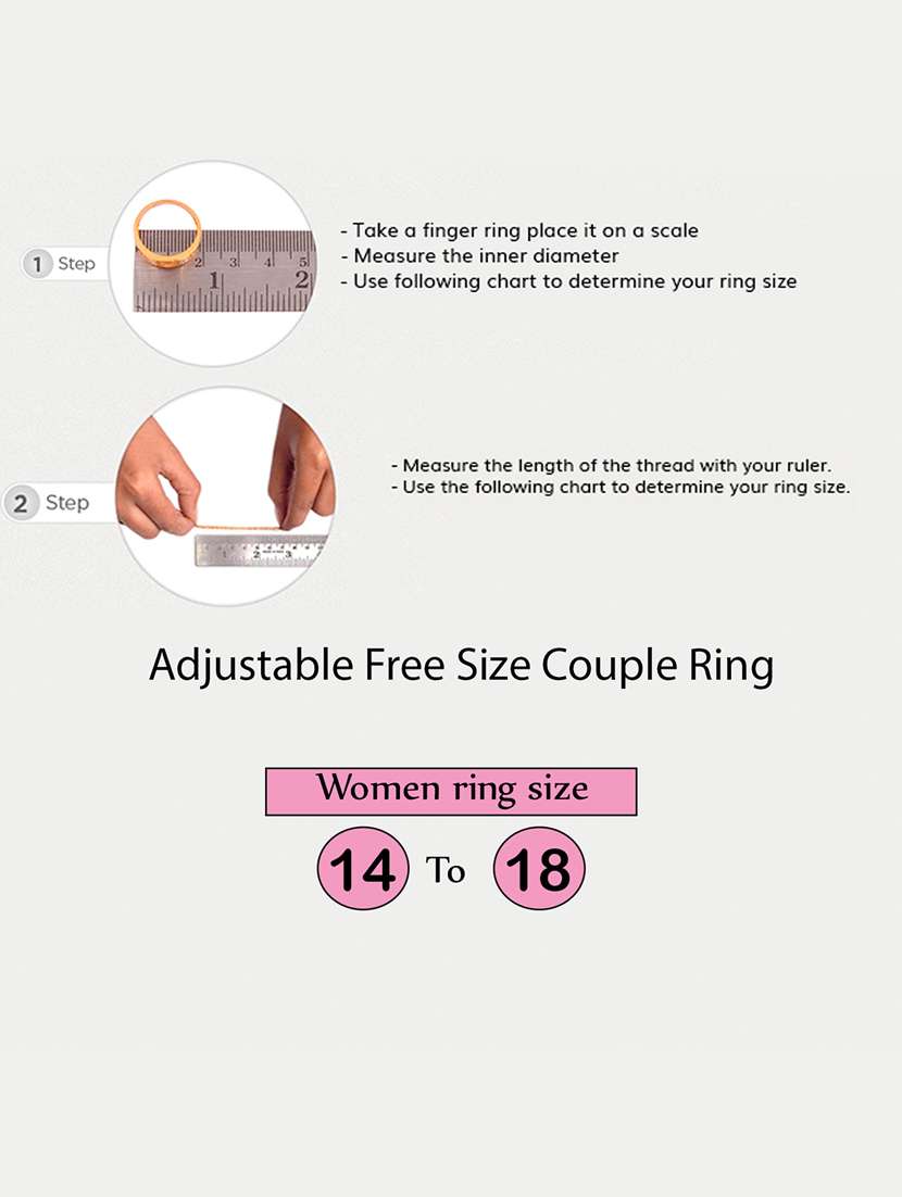 stylish adjustable floral designer finger ring - 18017497 - Standard Image - 4