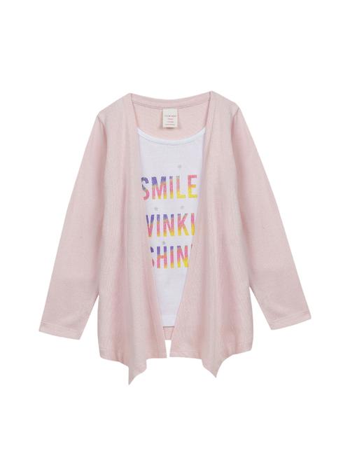 round neck solid shrug - 18017843 - Standard Image - 0