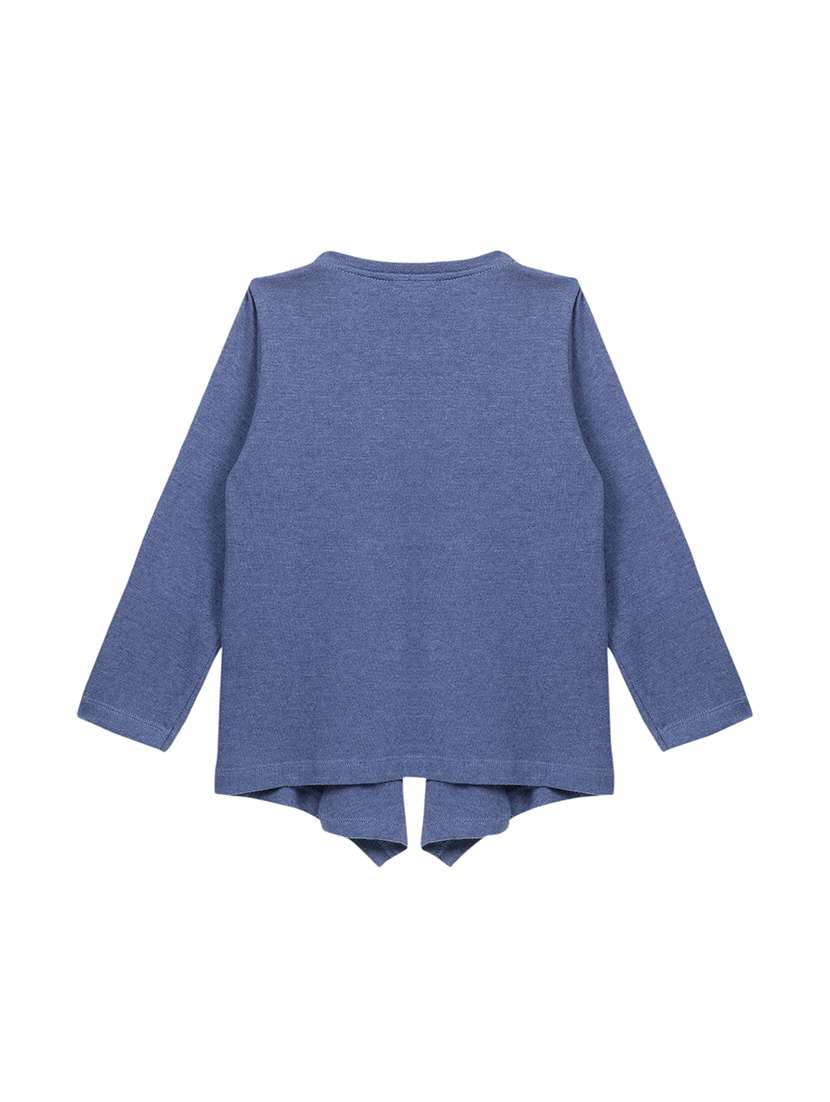 round neck solid shrug - 18017844 -  Standard Image - 1